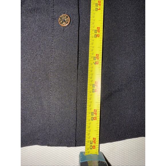 Jaclyn Smith Collection Women Long Sleeve Gold Button Down Black Shirt Size XXL - Picture 6 of 8